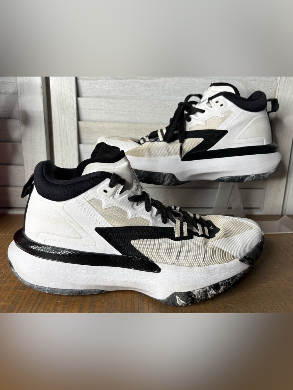 Jordan One Take 4 Russell Westbrook White Black Men’s Sneakers Size 9.5